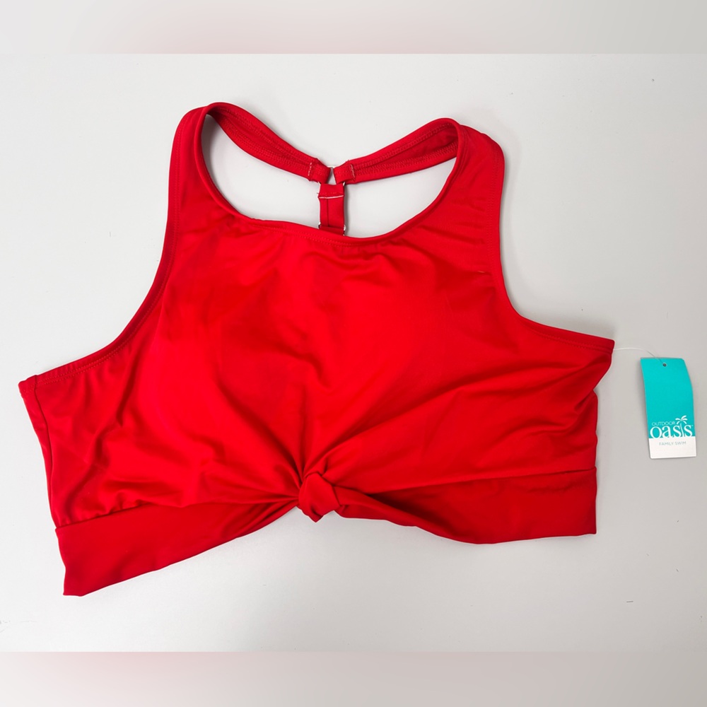 Outdoor Oasis red Bikini Swimsuit Bottom and top